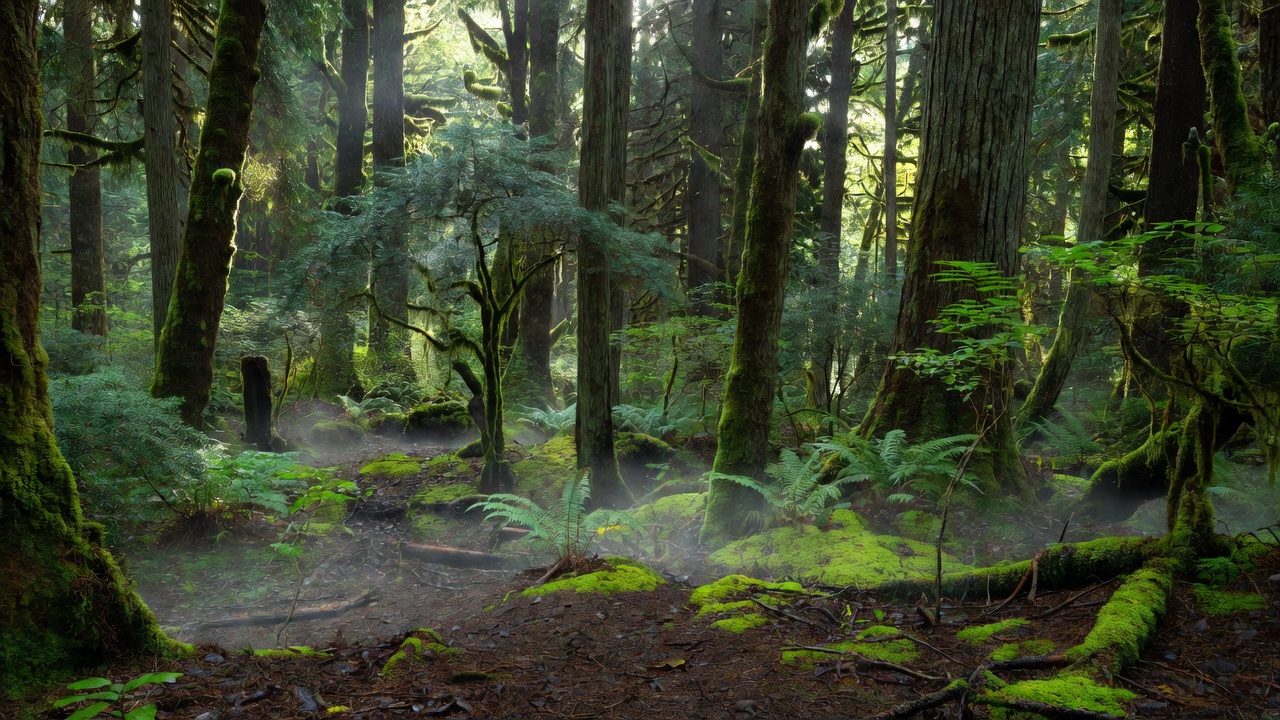 Hokkaido natural forest territory of the Ainu